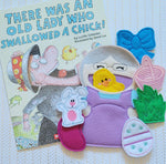 Old Lady Who Swallowed a Chick Finger Puppet Set