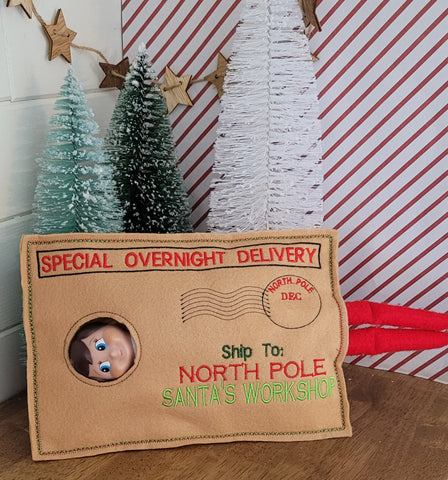 Return to North Pole Elf Envelope