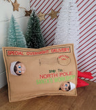 Return to North Pole Elf Envelope